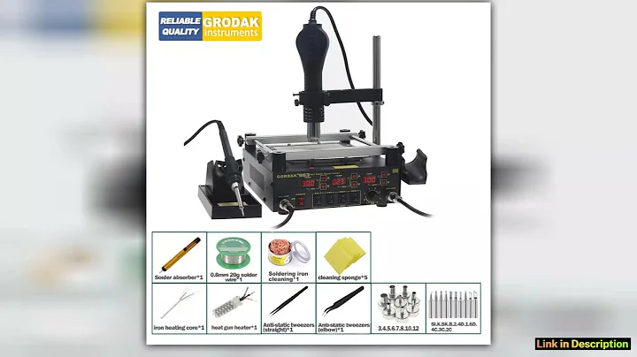 100 Original GORDAK 863 3 in 1 Welding Station Hot Air Rework Station Preheating Station For Solder