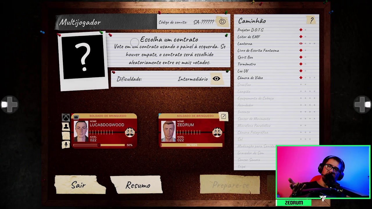 live especial dupla de terror hj com Autopsy Simulator e depois Phasmophobia.