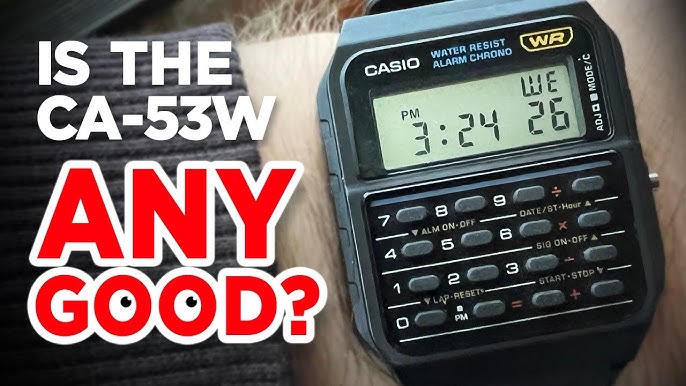 Collection HANDS-ON: Vintage YouTube CA-53WF-1BEF - Casio