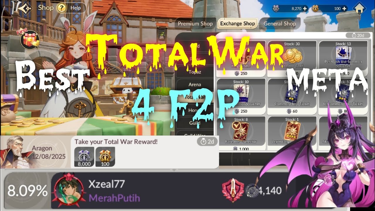 F2P Total War Superb META Gold Medal Seven Knight Re:Birth 