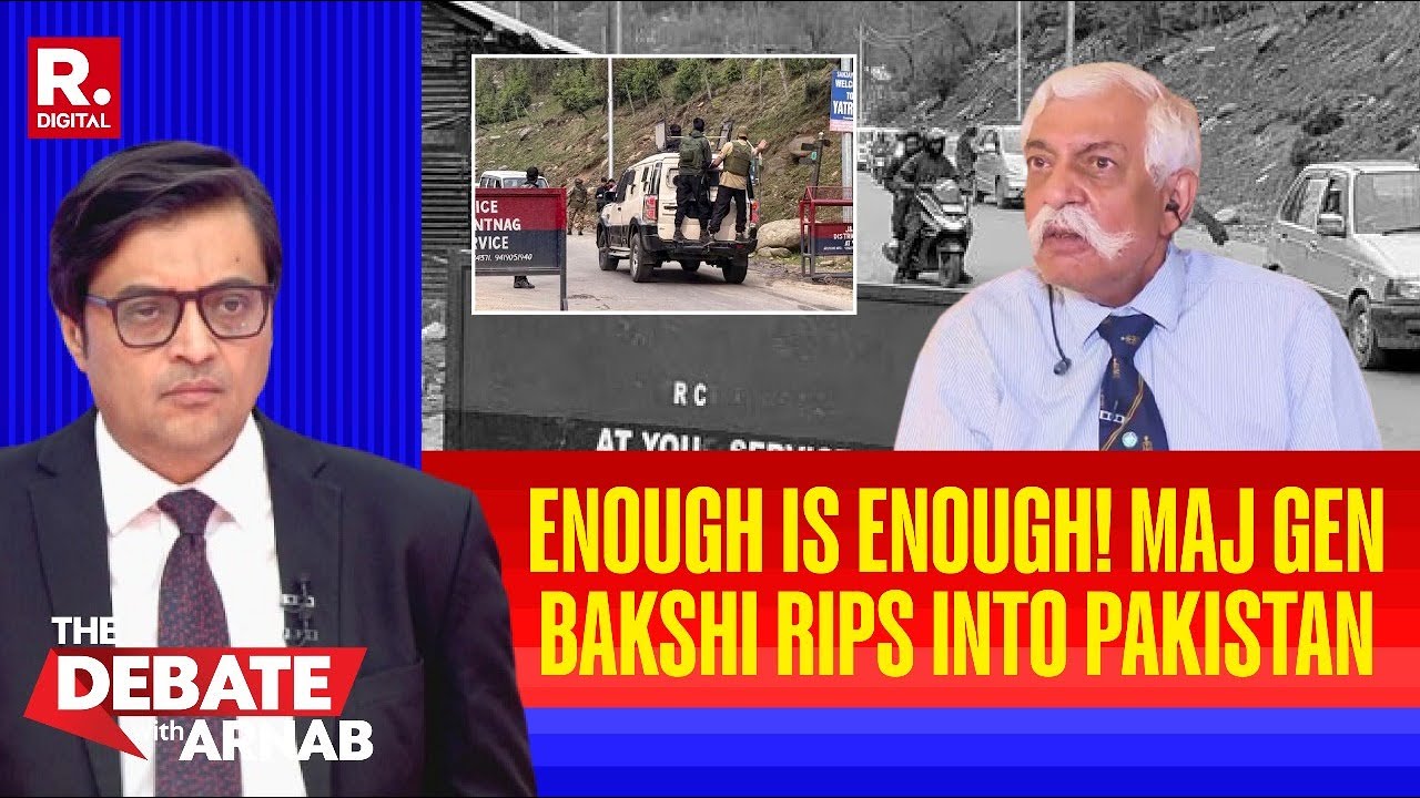 Maj Gen Bakshi Fumes Over Pahalgam Terror Attack | Kashmir Terror Attack | #PahalgamAttack