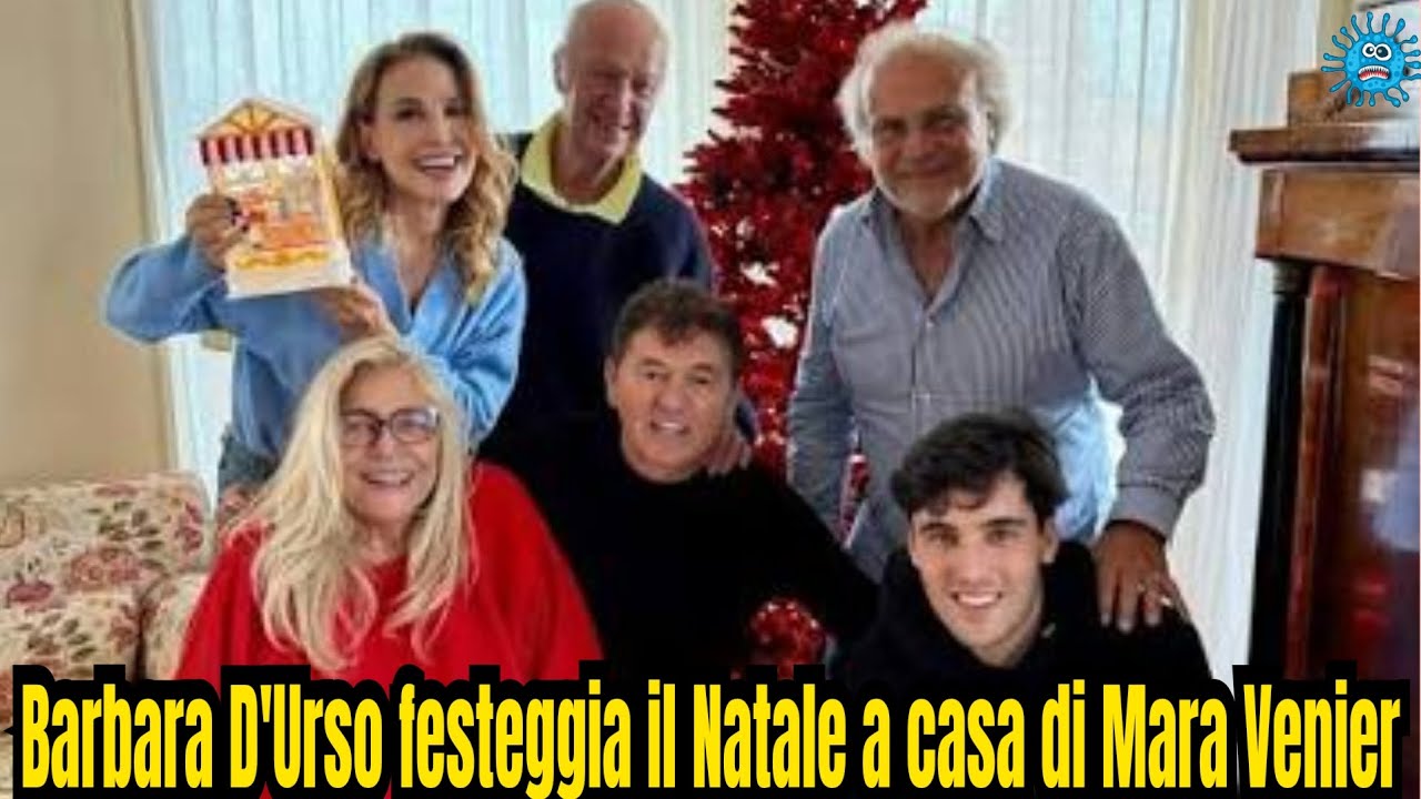 Barbara D'Urso festeggia il Natale a casa di Mara Venier: Come al solito tante risate. La foto 