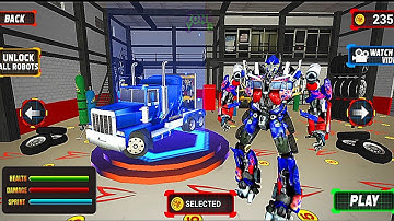 Grand Optimus Prime Robot Car Transform 3D Attack - Android Gameplay