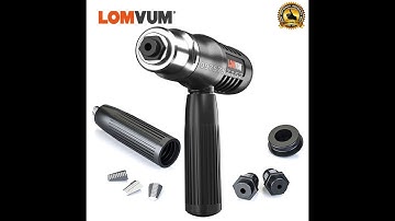 Bộ đầu rút đinh tán rive gắn máy khoan cao cấp LOMVUM bộ đầu chuyển đổi máy khoan thành đầu rút đinh