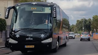 Scania K360EB4X2 Irizar of Kokhav HaDarom Tours on HaPardes st. in Tel Mond