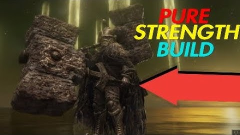 INSANE PURE STRENGTH BUILD IN ELDEN RING!!!