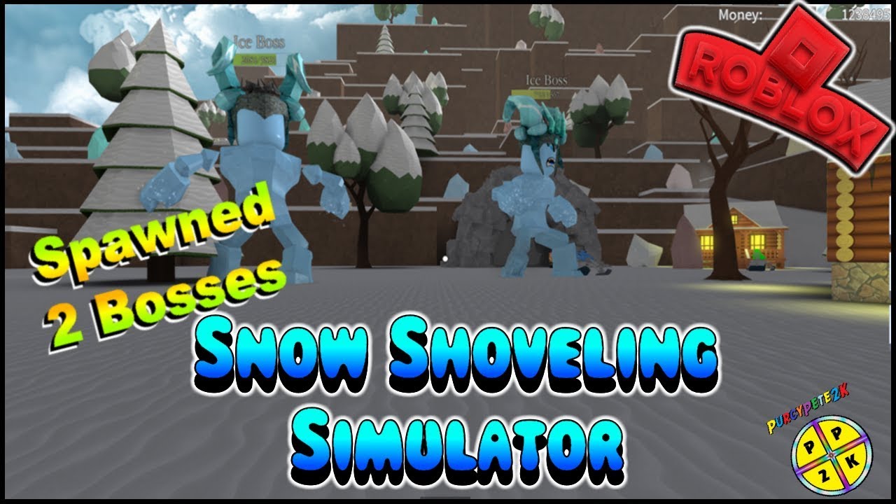 (Boss Battle) Two For One Snow Shoveling Simulator ROBLOX YouTube