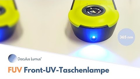 FUV [Option] - Front-UV-Taschenlampe 365 nm | Doculus Lumus
