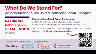 United Methodist Social Principles Webinar 11.1.25