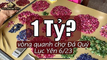 Đi chợ Đá Quý hỏi giá Đá Ruby cho Anh em chưa từng tới chợ - Chợ Đá Quý Lục Yên 6/2023