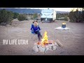 LIVING IN A TRAILER In The Desert | AWESOME CAMP & HIKING Peekaboo Slot Canyon | RV LIFE UTAH