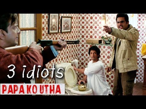 Papa Ko Utha (पापा को उठा) - 3 Idiots | Sharman Joshi, R Madhavan, Javed Jaffrey