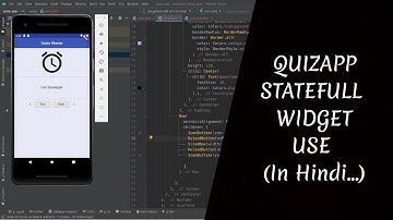 (Hindi) - #20 Flutter Tutorials | Quiz Mater App  | Latest 2021.....