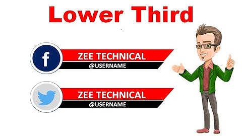 How to Create Lower Third  for YouTube Using PowerPoint | Create Animated Lower Thirds 2020