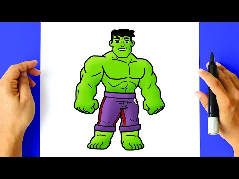 Video: Hvordan Tegne En Hulk