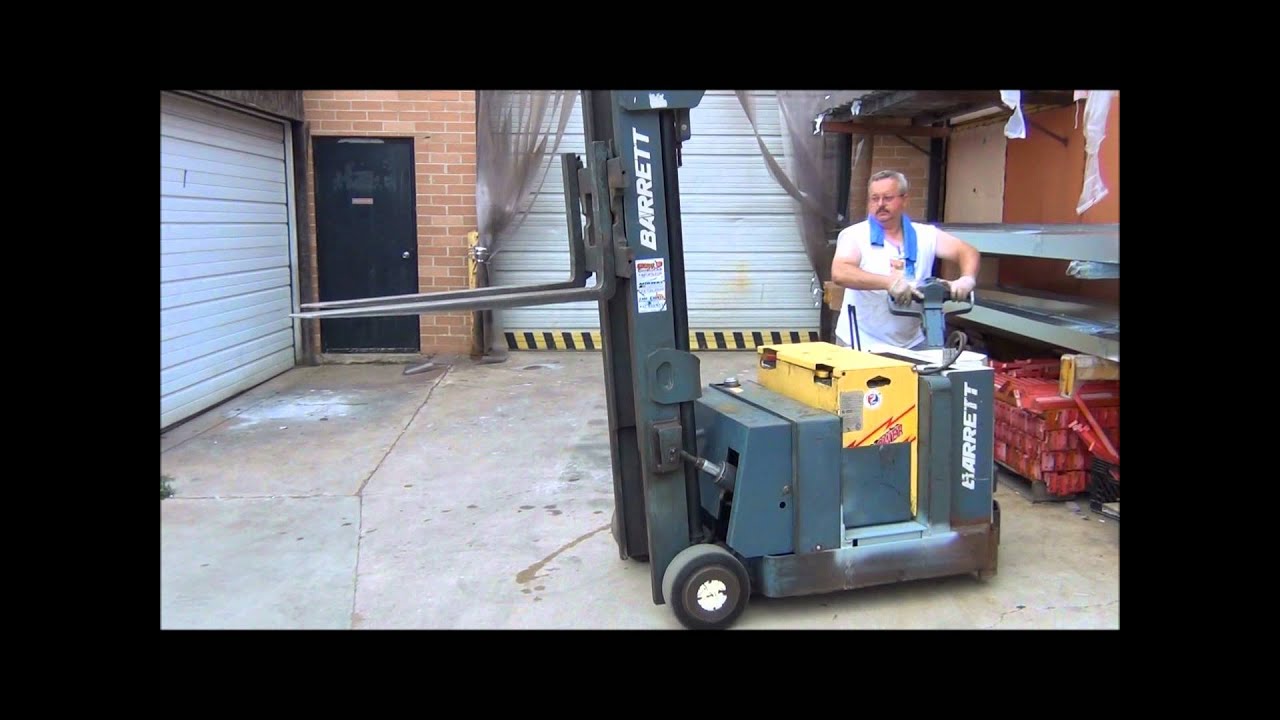 BARRETT WC-20-TL HAND-OPERATED FORKLIFT