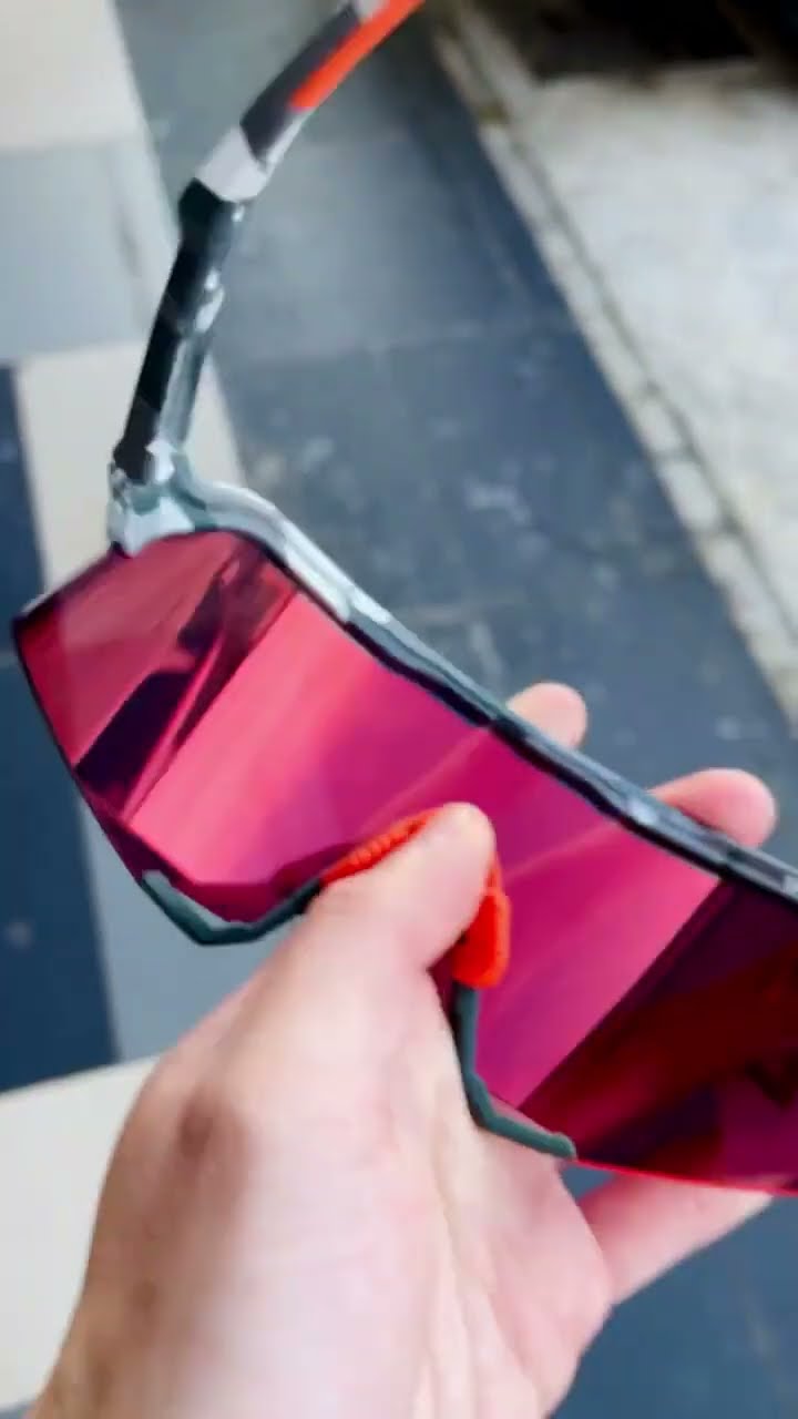 100% S3 Soft Tact Grey Camo / HiPER Red Multilayer Mirror