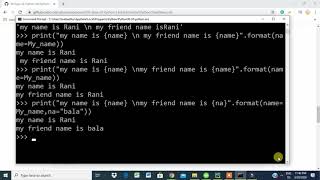 Zero to Hero in Python (Day 6 Part 1- String Substitution)