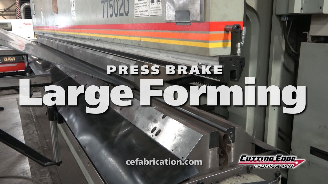 Large Press Brake Forming YouTube