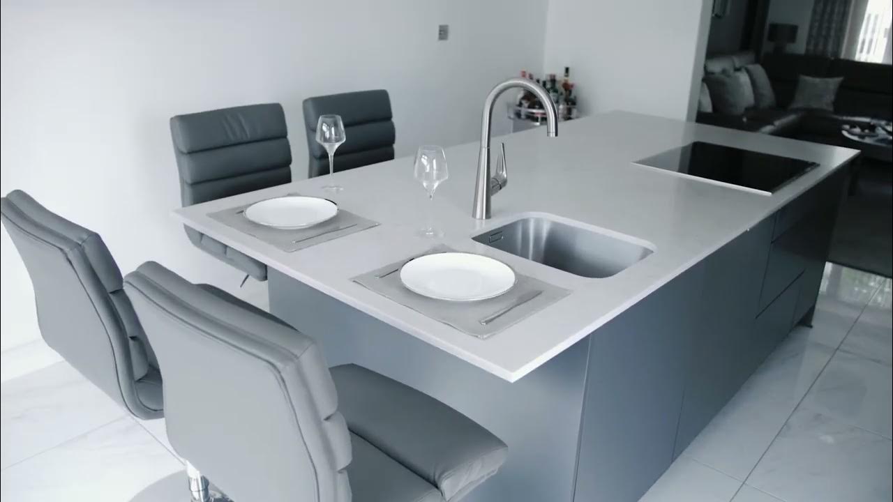 Unique all Black Kitchen, Johnstone Caddisfly Kitchens. YouTube