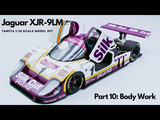 Jaguar XJR-9LM Tamiya 1/24 Scale Model - Part 10 - Body work