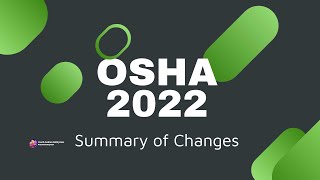 OSHA 2022 review