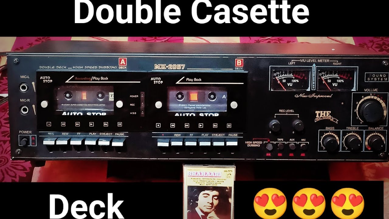 Double Cassette Deck 😍😍😍 / Subscribe for more YouTube