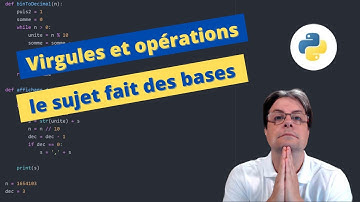 Algorithme et mathématiques : Arithmétique, nombres décimaux et opérations