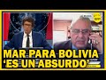 Propuesta de mar para Bolivia: “someter esto a referéndum vulnera la Constitución”