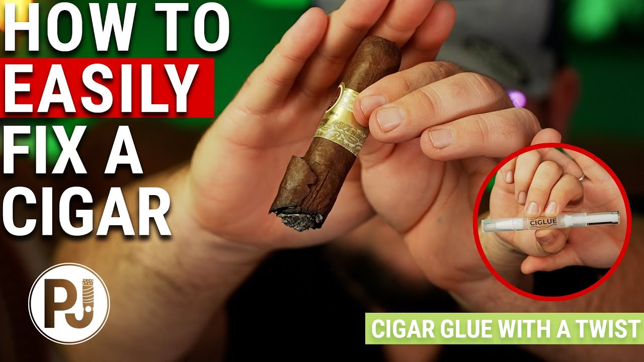 Ciglue - the NEW and EASY way to Repair a Cigar 