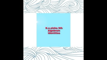 Math class 9th algebraic identities ex 4.2 K.c.sinha, for More videos plz like, comt,share,subscribe