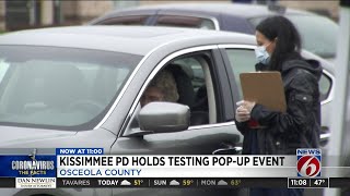 Kissimmee PD holds testing pop-up event