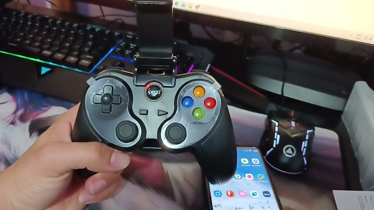 Controle Joystick Para Jogo Android Celular Bluetooth Ipega