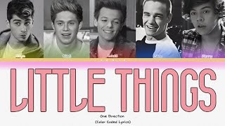 One Direction - Little Things [Color Coded Lyrics]