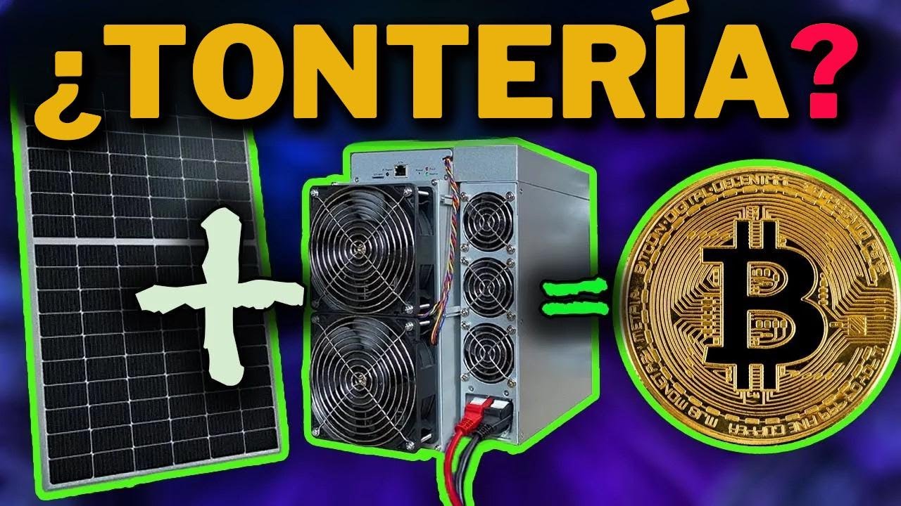 ¿Realmente ganas dinero minando Bitcoin con paneles solares? Descúbrelo y  aprende cómo