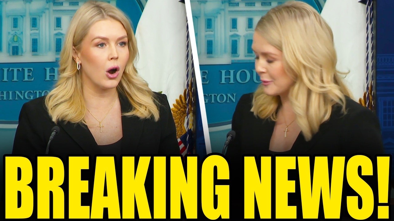 SHOCK BREAKING: LEAVITT EXPOSED AS PRESSER TURNS SCARY!