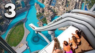 TOP 3 WEIRDEST WATERSLIDES! 😳