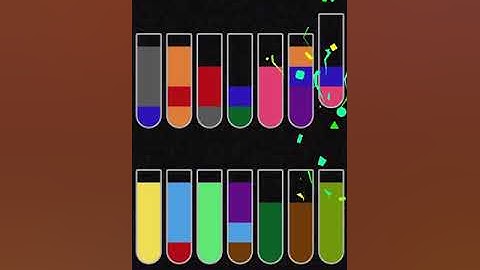 Water sort puzzle game Level 255