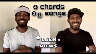 Top 20 All Time hit Songs | 4 Chords 20 Songs | | English Konkani Mashup | Music Video