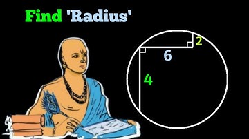 Can You Find the Radius of Circle? | Geometry Puzzle