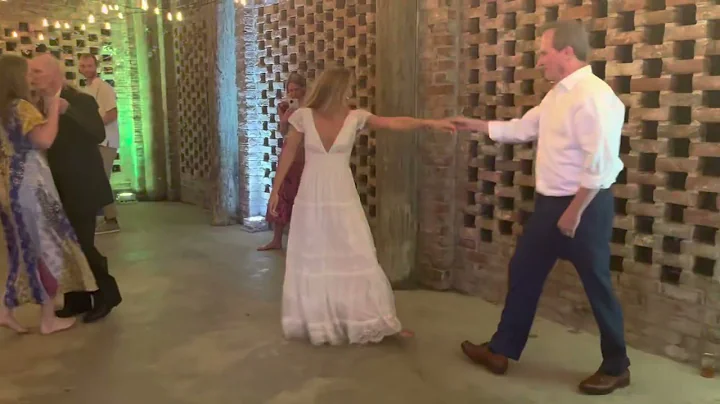 Lillian and dad dance