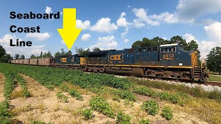 Ex-SCL SD40-2, Trinity Rapid Discharge Hoppers on CSX Coal N040