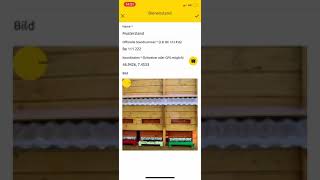 Tutorial 02: Erfassen von Bienenständen und Bienenvölkern in der BeeSmart App screenshot 2