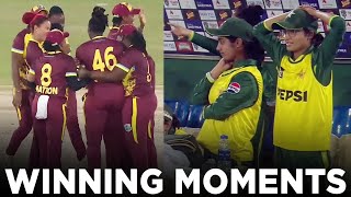 Winning Moments | Pakistan Women vs West Indies Women | 1st T20I 2024 | PCB | M2F2A