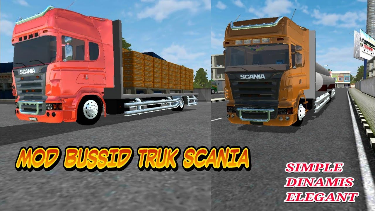  Mod Bussid Truk Scania Free Link Download 2 Variant Mod 