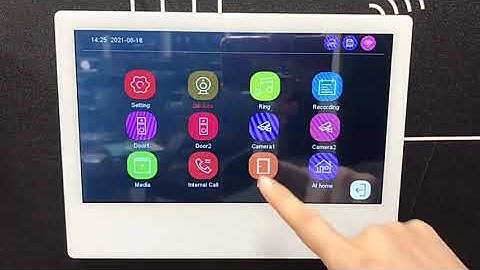 10 Inch WiFi Video Intercom Home TUYA Smart Life Door Phone  Wireless Touch Screen 1080P RFID Camera