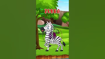 Động Vật Rừng Nhiệt Đới cho Trẻ Em: 🦒 Hươu Cao Cổ, Ngựa Vằn và Nai