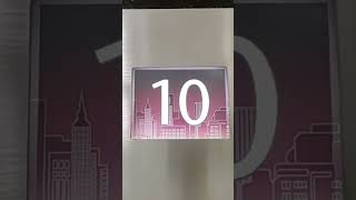 Indicator on FAST Kone elevators in Avaz Twist tower #shorts #fast #lift #elevator