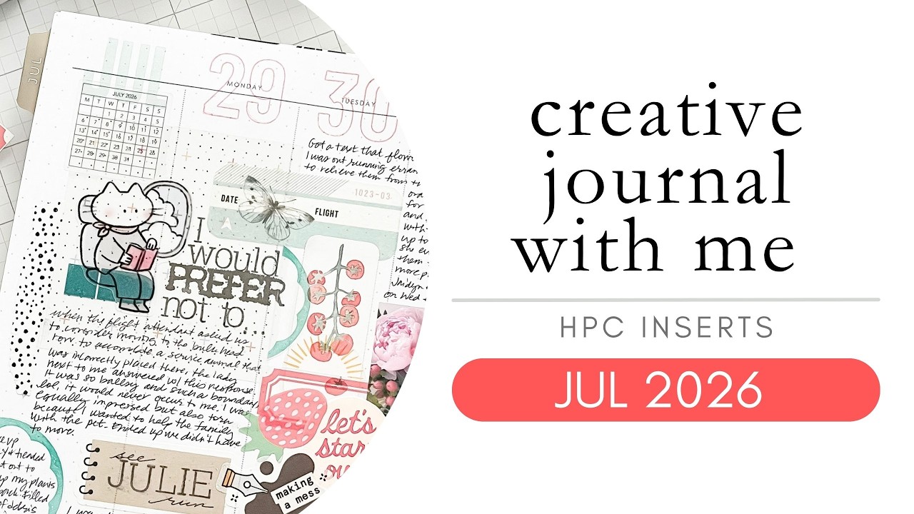 Setting Up My July Creative Journal from Scratch // plan. create. grow.