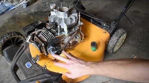 Carb change on a Cub Cadet SC100 | aka ASMR-buretor